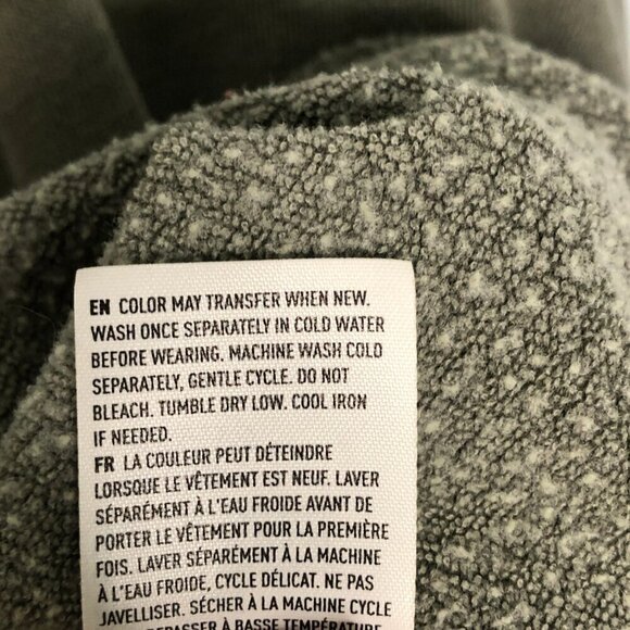 American Eagle Green Jegging Fit Zip Hoodie Sweatshirt Oversized - Picture 5 of 6